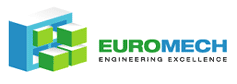 Euromech Logo - Mezzanine Floors, Suppliers of Pallet Racking, Shelving and locker storage solutions in Ireland